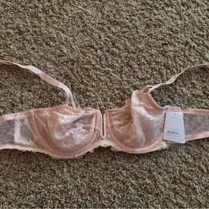 Auden Delicate Lace Bra - Blush